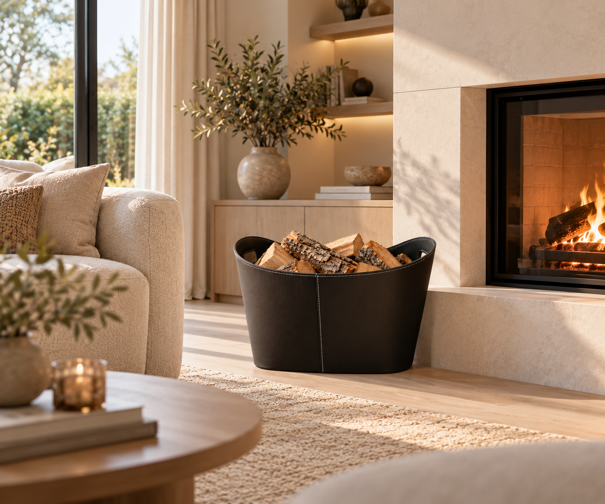 Tijdloos design voor rondom de haard.