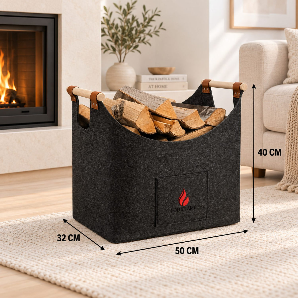 Houtmand Vilt 60 L – Antraciet – afbeelding 2